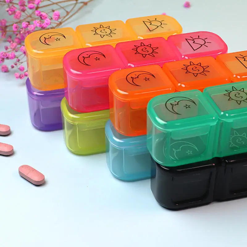 Pastillero bebé organizador de pastillas – estuche viaje medicamentos - imagen 3