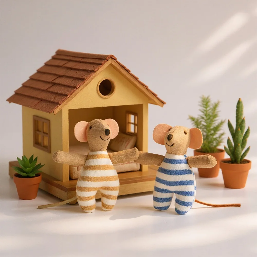 Peluche de ratón suave para niños – Regalo de cumpleaños original - imagen 3