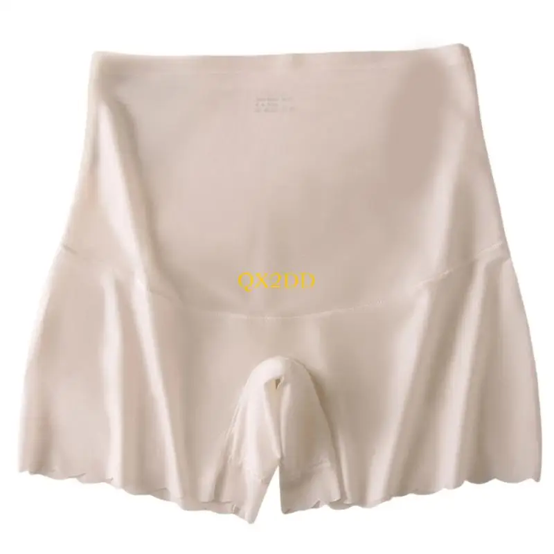 QX2D Ropa interior maternidad sin costuras, cintura flexible para comodidad diaria y soporte para vientre