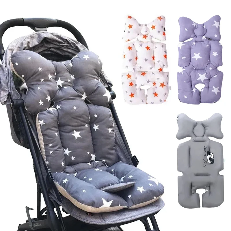 Protector de asiento para cochecito de bebé – Cojín de algodón - imagen 3