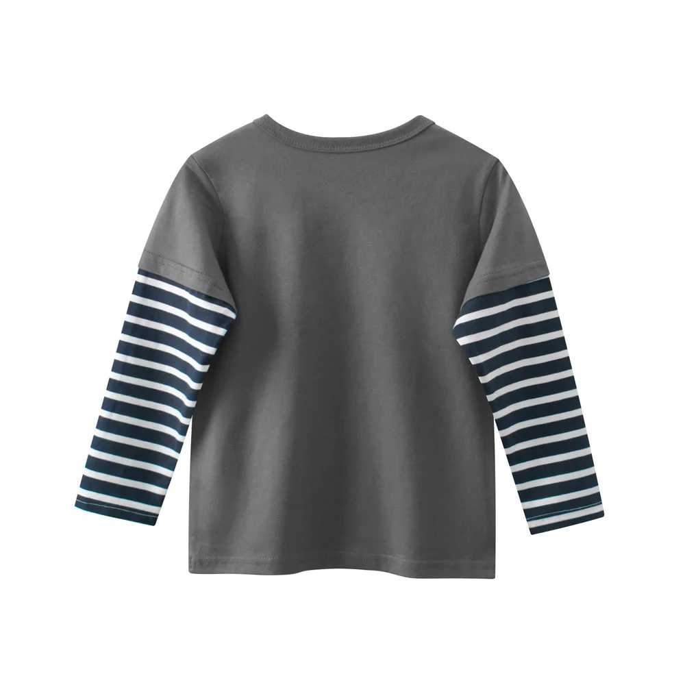Camiseta de manga larga infantil estilo coreano para niños y bebés - imagen 2