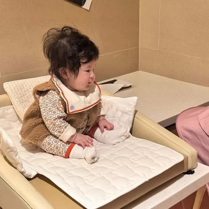 INS Simplicity-alfombrilla para cambiar pañales coreana para recién nacido, funda para cambiador de bebé con oso de dibujos animados, cambiador portátil para bebé - imagen 3