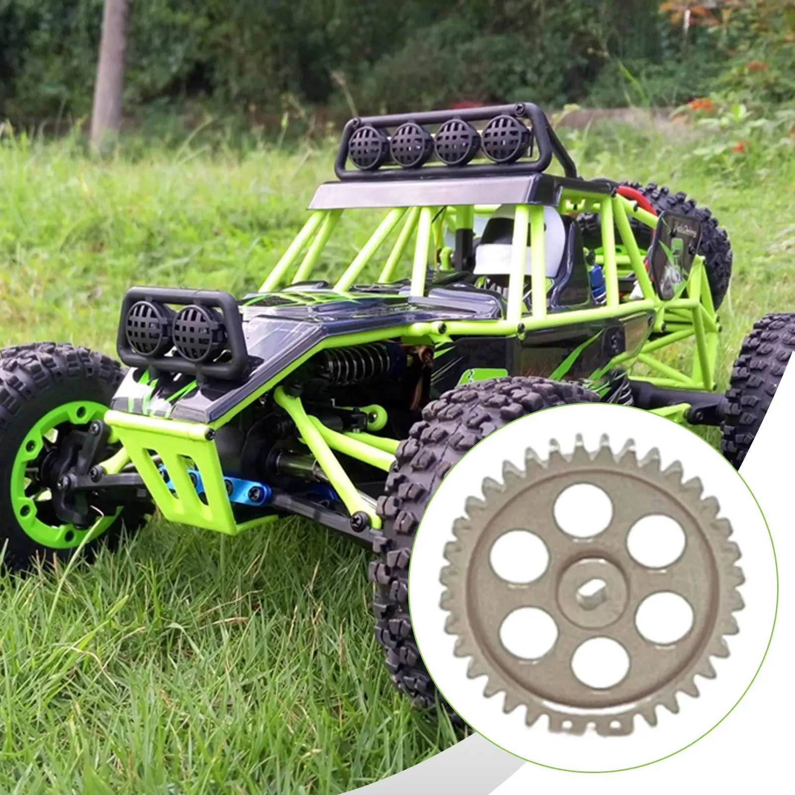 Engranaje metálico 34T para coche RC WLtoys 244016 1/24 - imagen 2