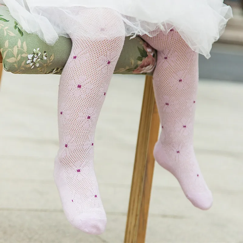 Lawadka, medias para niños y niñas, pantimedias con estampado de malla fina de verano para bebés recién nacidos, pantimedias para niñas, mallas de moda para niños 1 2 3 4 5 Y - imagen 3