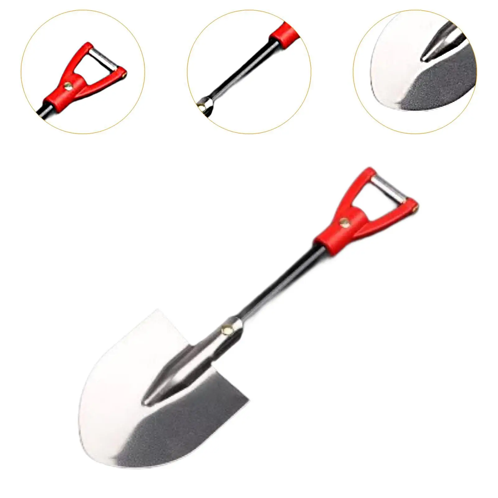 RC Car Decorative Spade Metal Simulation Tool Attractive for 1/12 Car Truck Rock Crawler