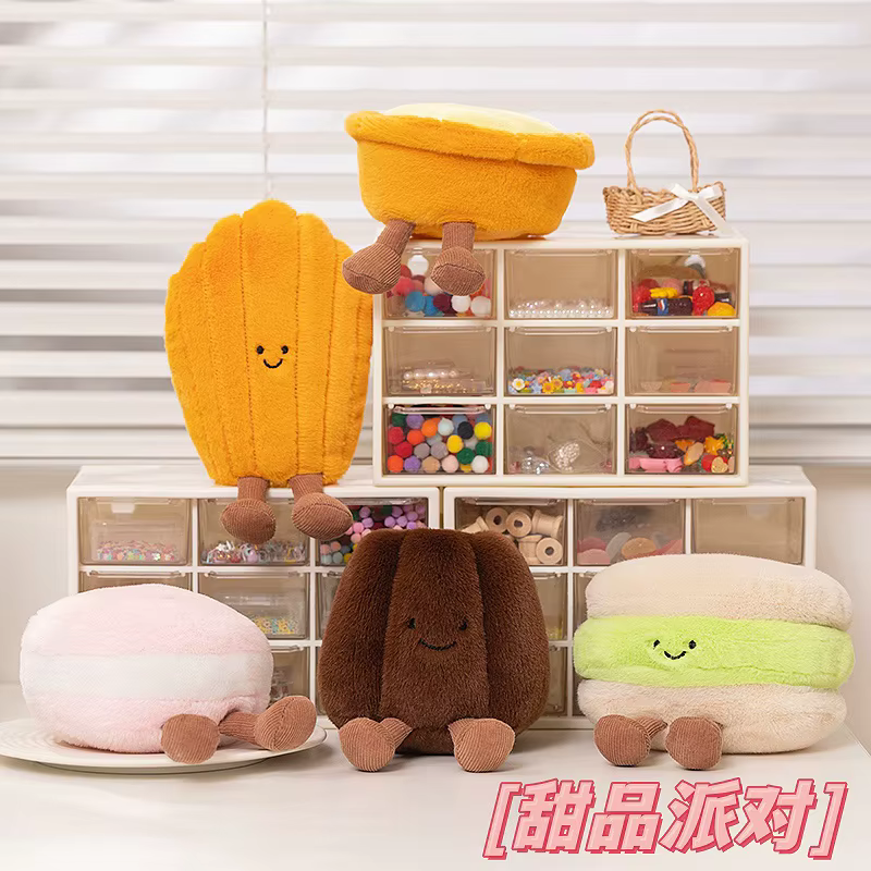 Peluche Madeline de macaron pastelito blandito y suave para bebés - imagen 3