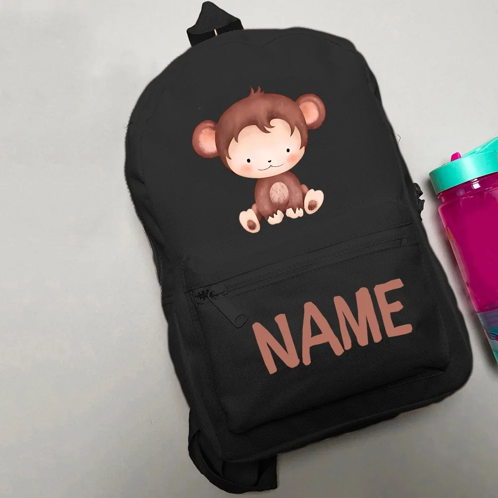 Mini Mochila León personalizada con nombre para escuela infantil - imagen 3