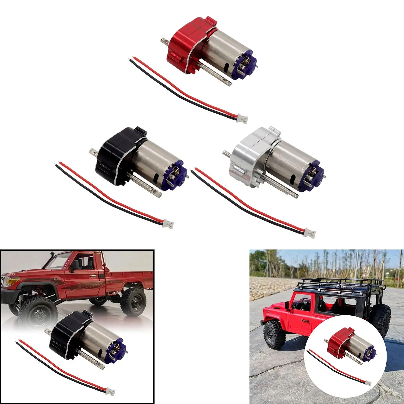 1:12 RC Car Gearbox Accessories RC Car Parts Upgrade Parts Metal Transmission Gearbox for MN78 MN82 DIY Modified Buggies Crawler