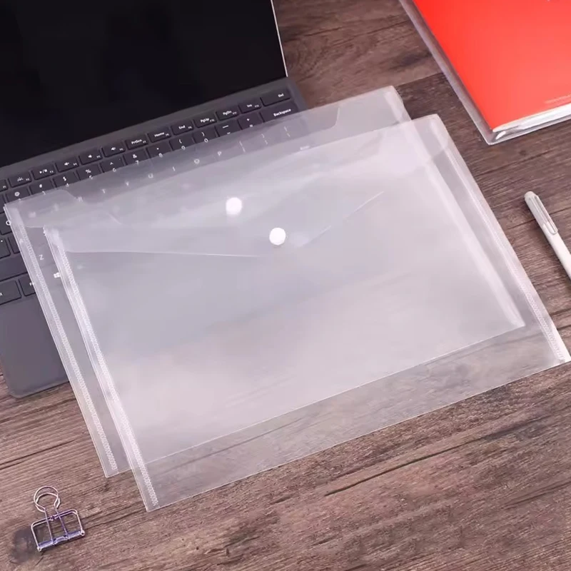 ZYF Carpetas transparentes A4 – Bolsas de documentos impermeables - imagen 4