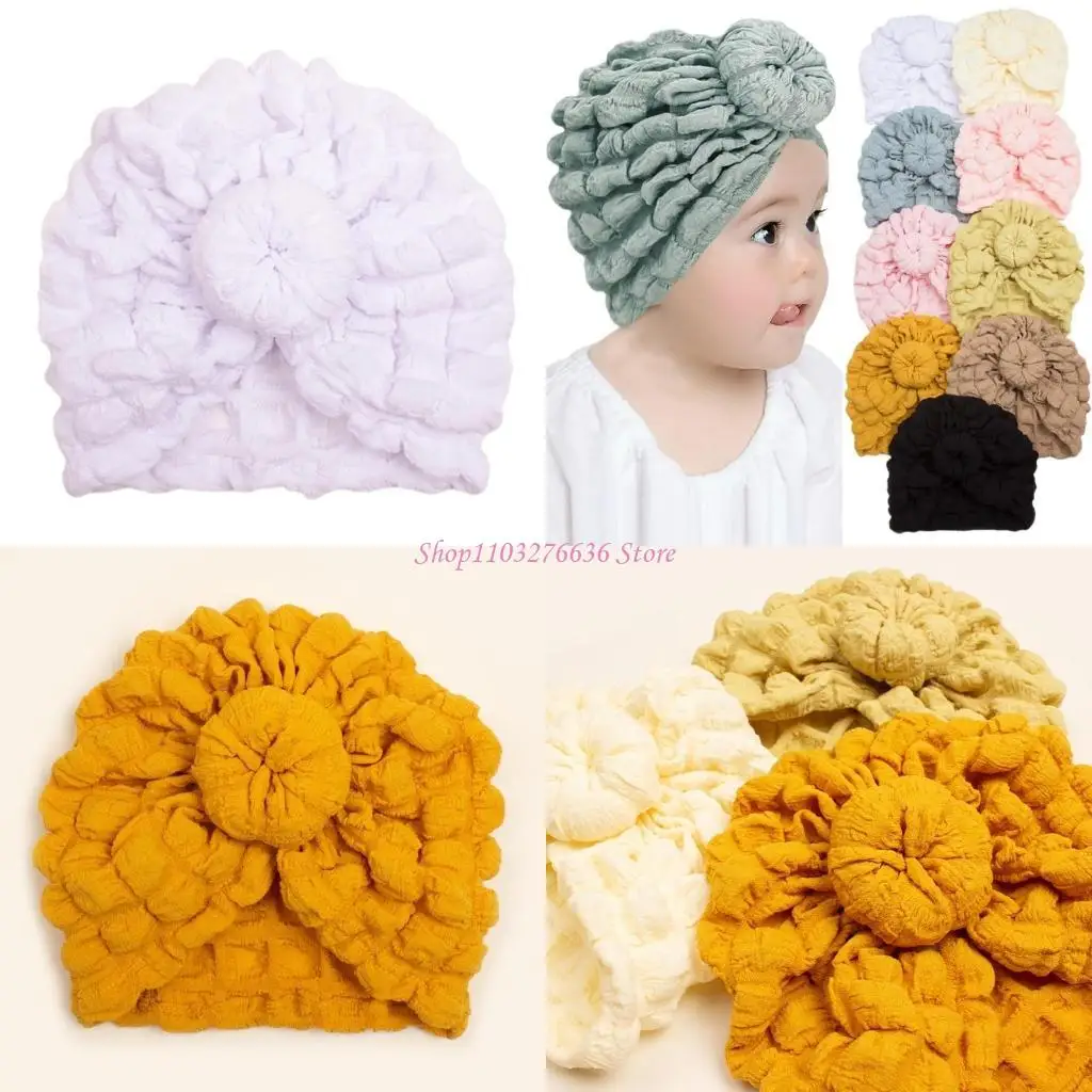 R6FD Gorra turbante infantil Donas – cómoda para cualquier ocasión - imagen 4