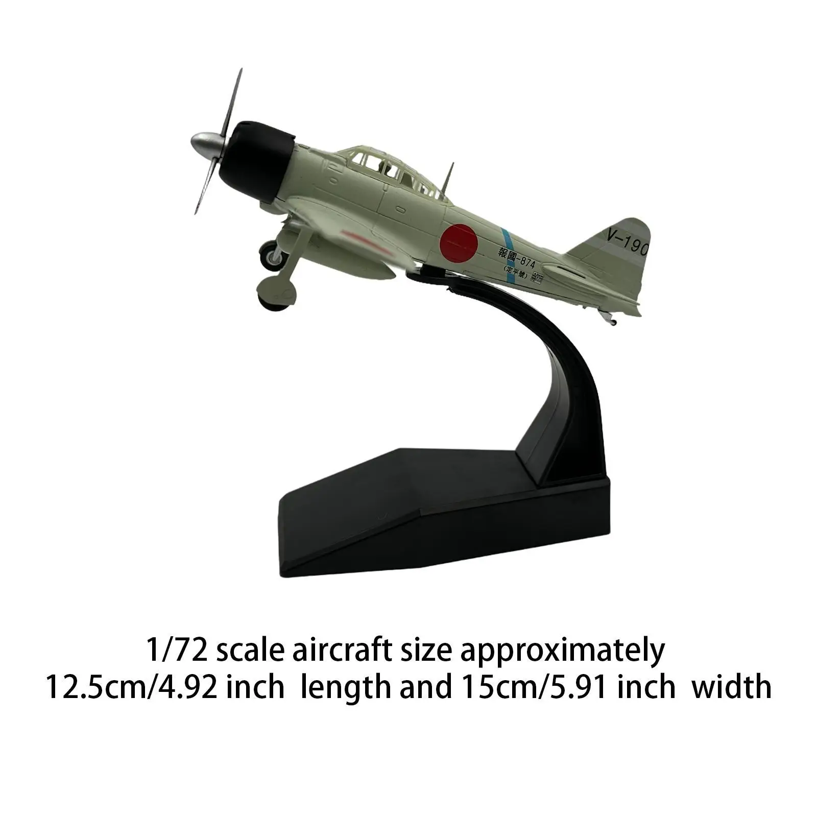 1/72 Fighter Model Home Decor Collection Desktop Decoration with Display Stand Aircraft Model for Shelf Office Bar Home Souvenir