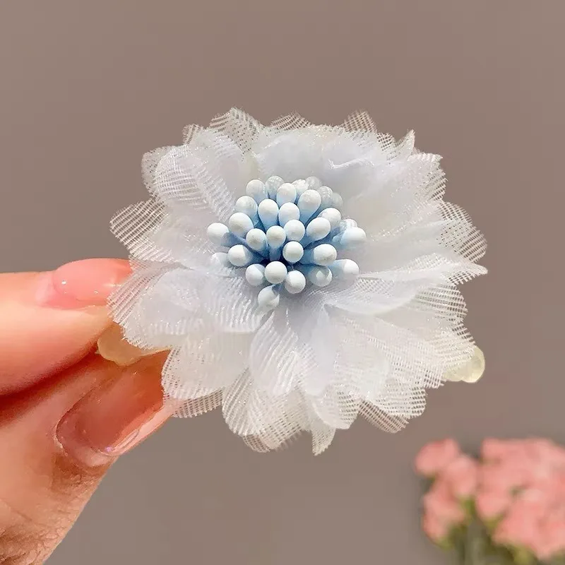 2025 Primavera Verano nueva Hada flor Mini Clips de garra para princesas niñas flequillo lateral empuñaduras para el cabello accesorios para el cabello para niños imprescindibles - imagen 4