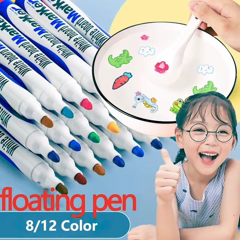 Bolígrafo mágico flotante infantil – Borrable pintura y pizarra blanca