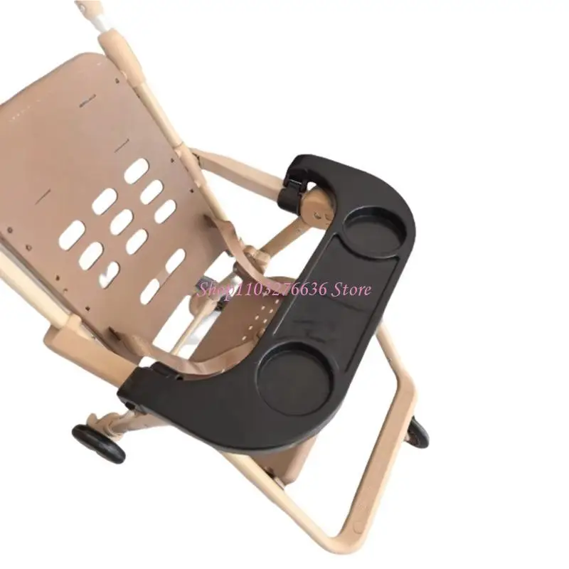 R6FD Baby Strollers Cena Organizador desmontable Bandeja Adjunta Camisetas Bandeja alimentos Plaz plato Cuerpo - imagen 4