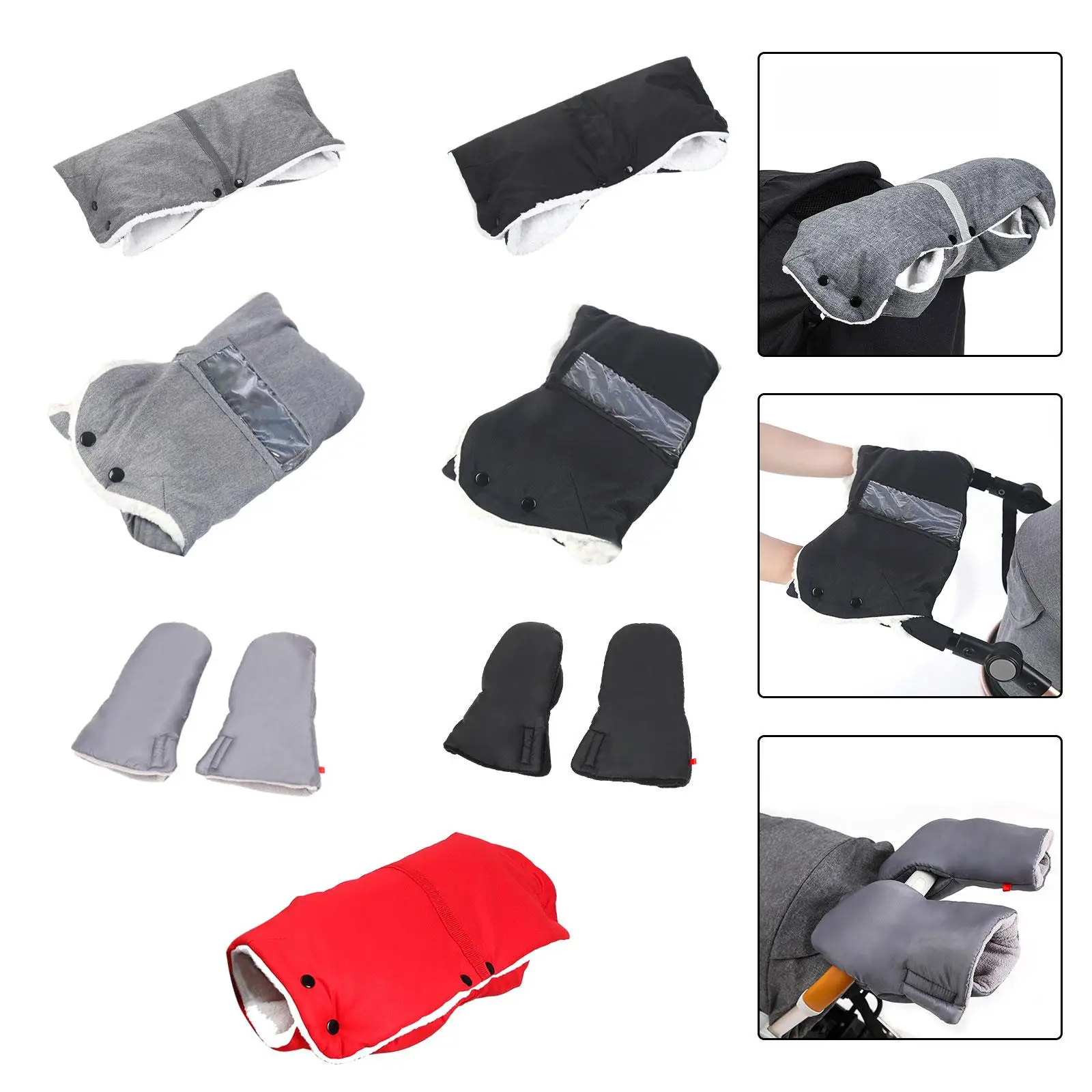 Guantes térmicos universales para cochecito de bebé – Manos abrigadas