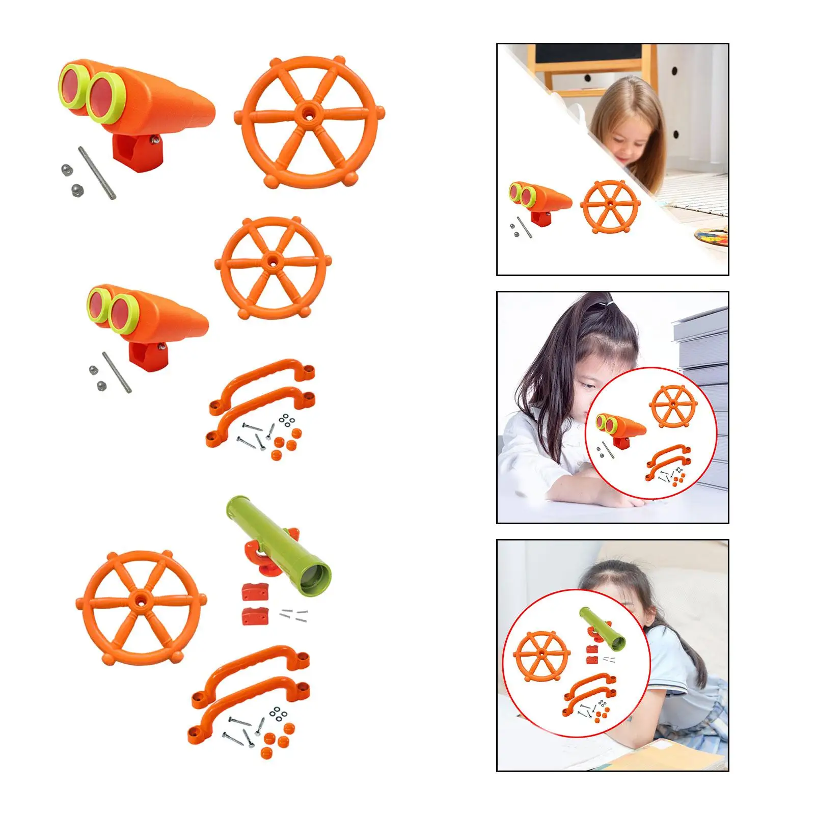 Accesorios para juegos infantiles, volante para Swingset, casa en el árbol, casa de juegos - imagen 4