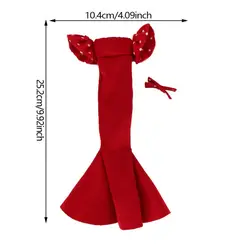 Vestidos para muñecas con cola de pez – Estilo princesa y sombrero