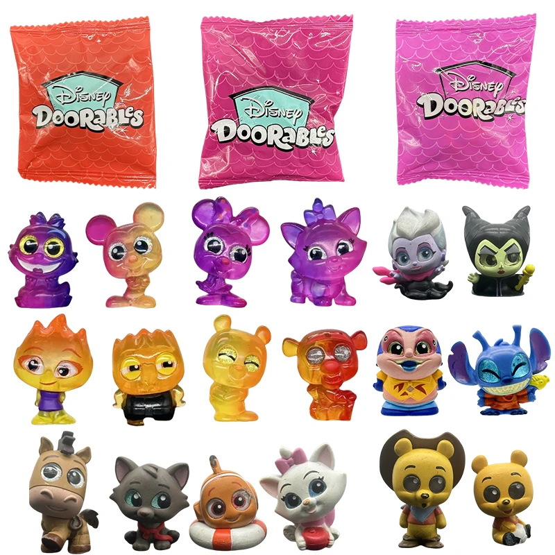 Disney Doorables 11 9 6 Series bolsa ciega de juguete figura de ojo de cristal transparente y multicolor muñeca de Winnie The Pooh juguetes regalo para niños - imagen 3