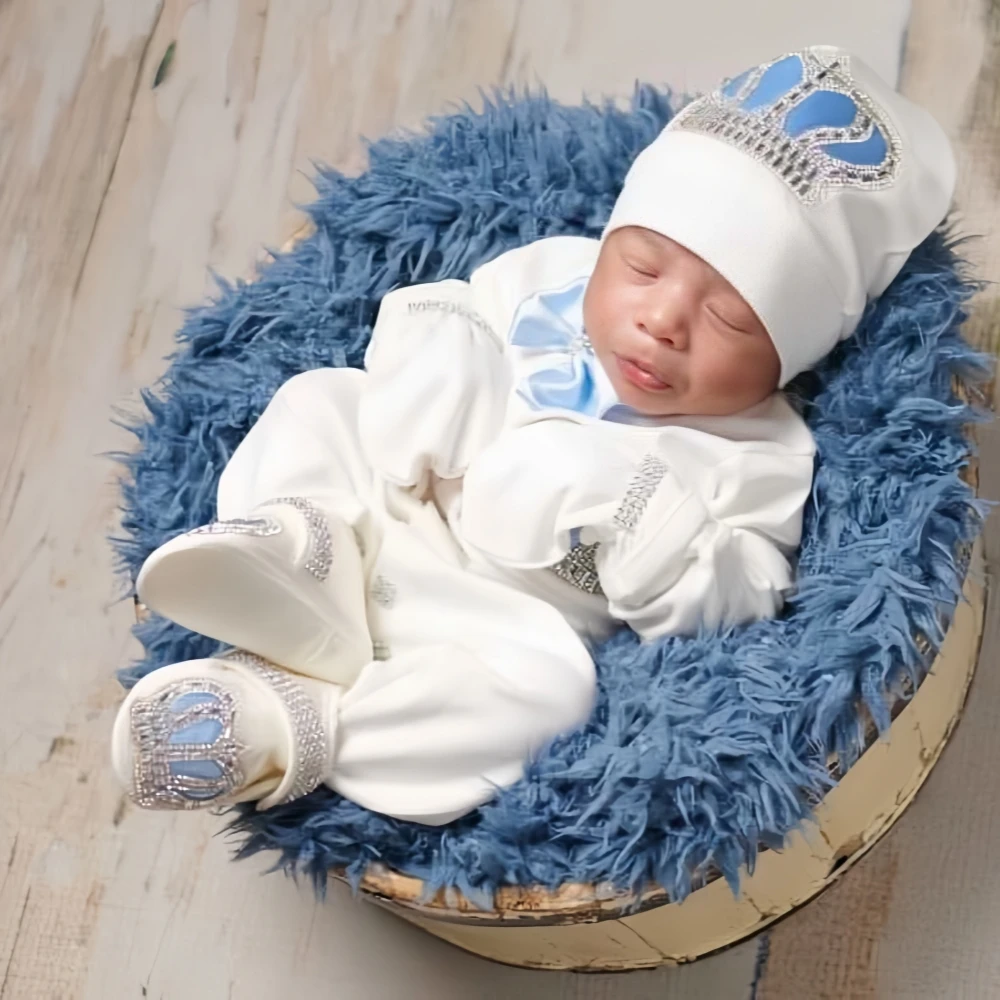 Pelele para niños recién nacidos, traje Formal, chaleco de 4 piezas, pantalones y corbata, conjunto de traje, bienvenida a casa, 40suyi días, traje de celebridad - imagen 2