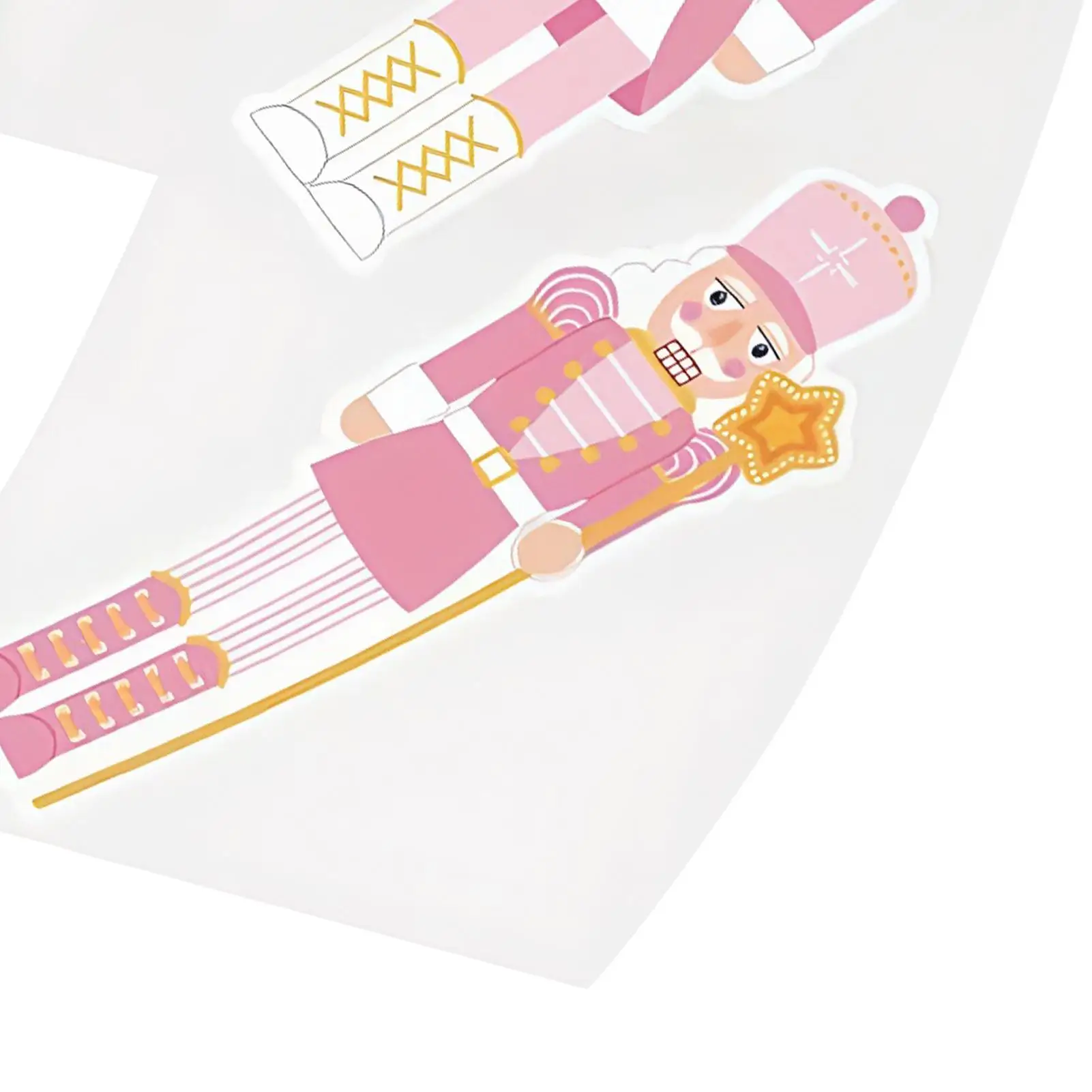 Pegatina navideña autoadhesiva para botellas de agua, pegatina divertida de Cascanueces navideña para ordenador portátil, diario, guitarra, ordenador y teléfono - imagen 5