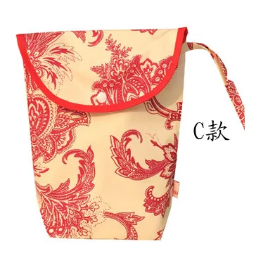 Mini bolsa de pañales reutilizable para almohadillas menstruales, bolsa de almacenamiento para almohadillas de lactancia, organizador de maquillaje cosmético de viaje pequeño, bolso de mano para cochecito - imagen 4