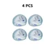4PCS Round Shaped