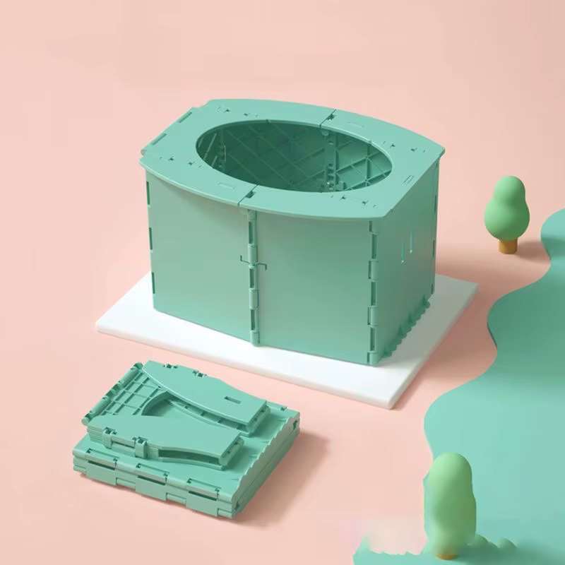 Orinal de viaje pliable – Asiento entrenamiento para niños - imagen 2