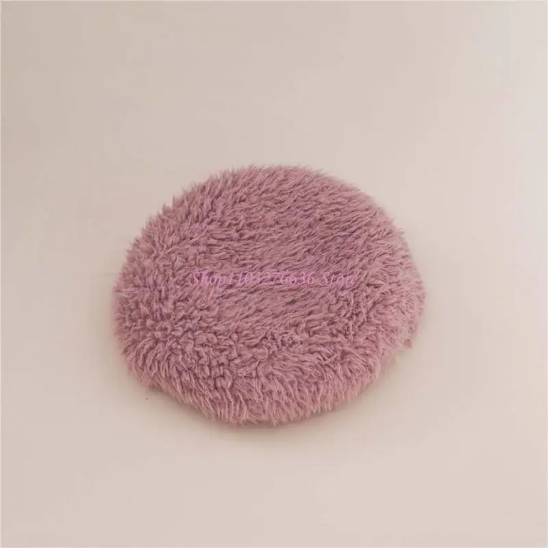 R6FD Fotografía recién nacida Propiedades fondo Baby Soft Faux Fur Manta infantil niños Fotografia Accesorio fondo - imagen 3
