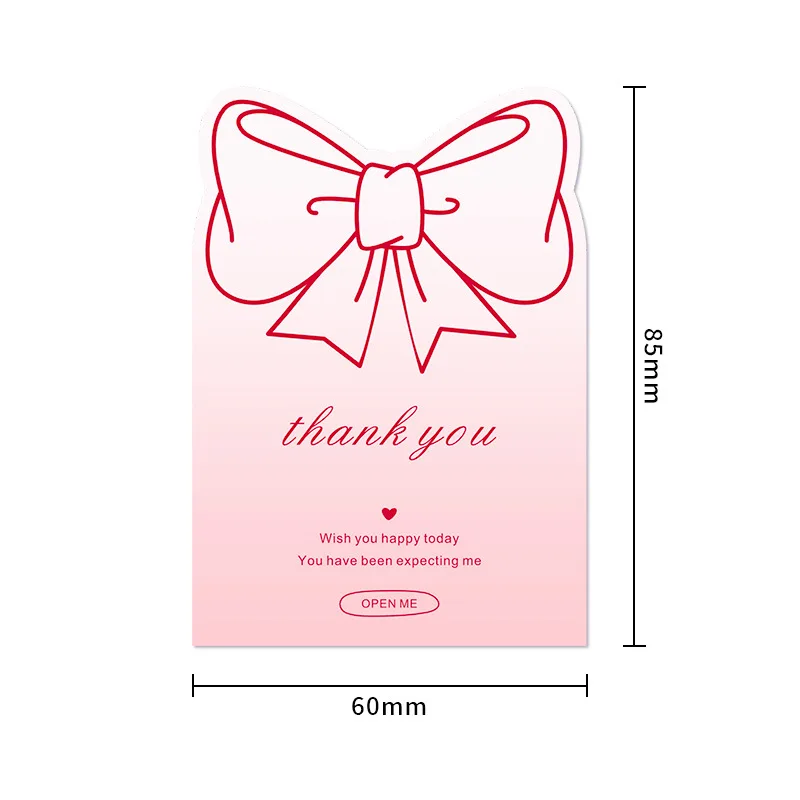 Pegatinas de agradecimiento con lazo rosa – Regalos para bebé - imagen 4