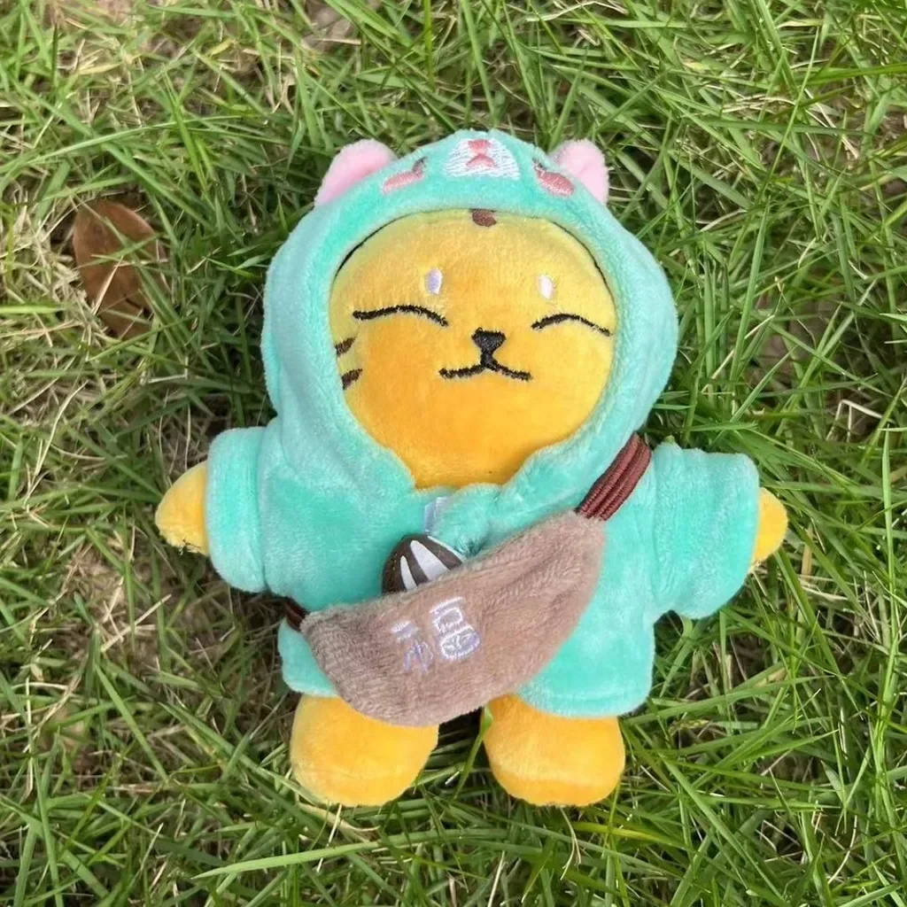Llavero de peluche Kpop Idol Hoshi, muñeco TAMTAM, tigre relleno (con bolso cruzado + sudadera con capucha)