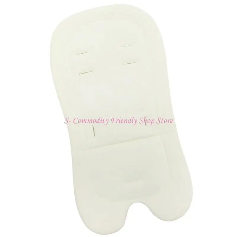 85AE Almohadilla para cochecitos niño, acolchado algodón antideslizante, forros transpirables para cochecitos, funda para