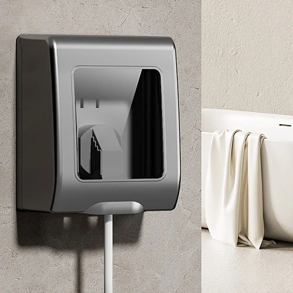 Cubierta protectora de interruptor tipo 86, Protector de enchufe autoadhesivo transparente, cubierta impermeable para interruptor a prueba de salpicaduras - imagen 2