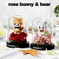 rose bunny and bear