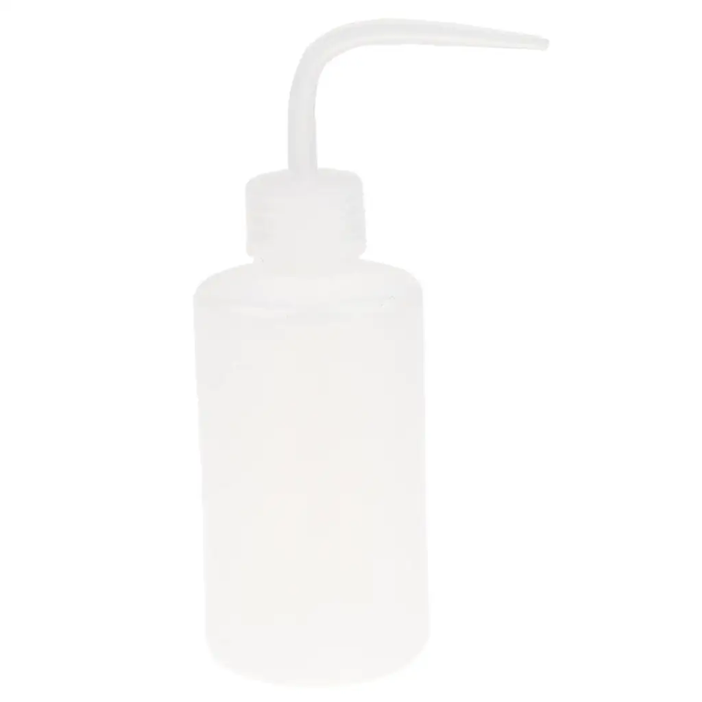 2-6pack Wash Bottle Squeeze Bottle with Narrow Mouth 250mL White