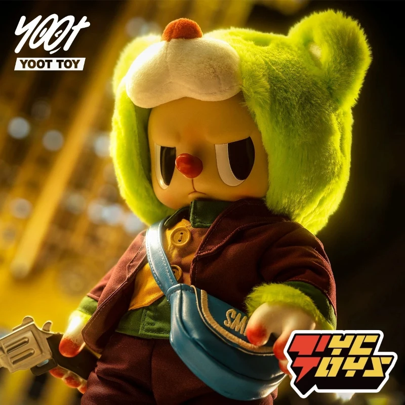 YOOT Oso Payaso Rebelde – Peluche gótico coleccionable - imagen 4