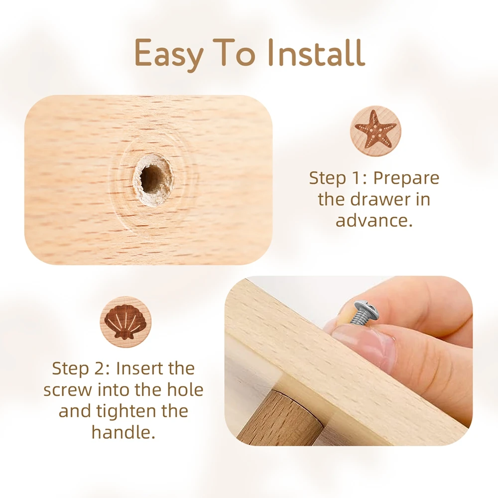 Juegos educativos Montessori para niños, Material educativo para enseñanza, muebles, accesorios, juguetes, perilla de cajón de animales para niños de 1 a 3 años - imagen 5