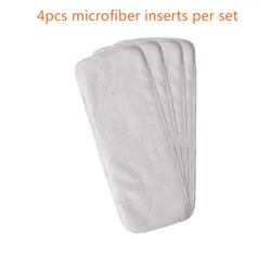 ALVABABY Insertos de pañales lavables en microfibra para bebé
