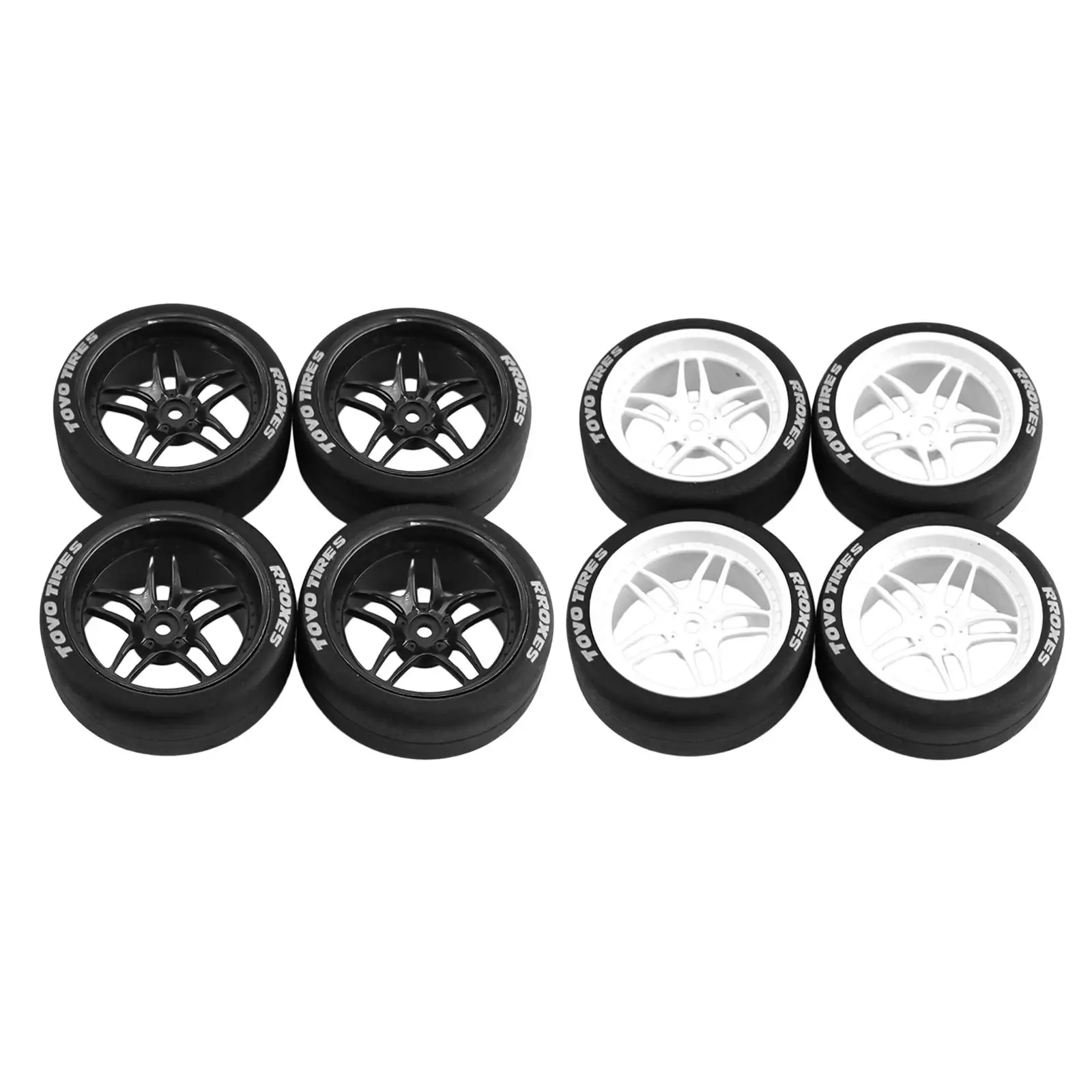 4x reemplazo de neumáticos de deriva de rally de coche RC para accesorios de coche TT02 1/10 RC - imagen 4