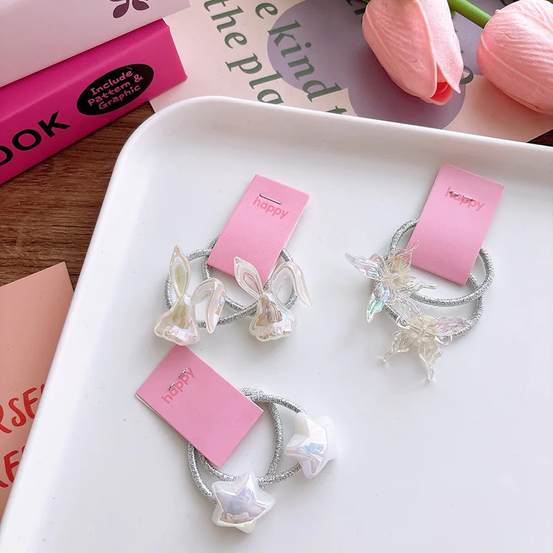 Pack de dos coleteros infantiles con estrellas y flores