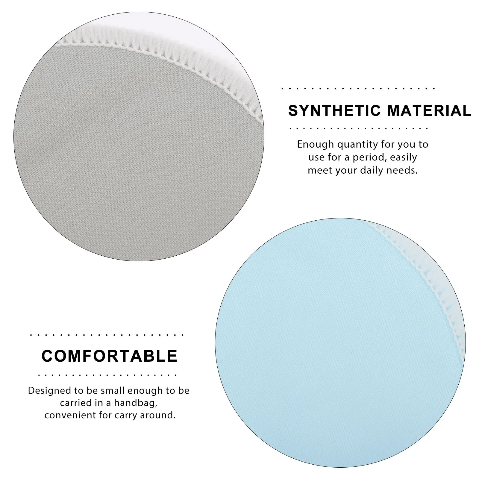 4 pares de almohadillas de lactancia lavables almohadillas de lactancia cómodas y reutilizables a prueba de fugas almohadillas de lactancia reutilizables - imagen 2