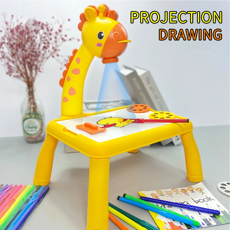 Pizarra de dibujo eléctrica con proyección de ciervo para niños - imagen 2