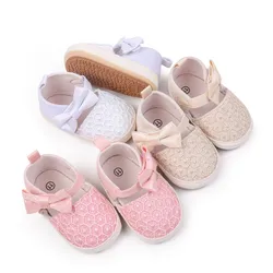 Zapatos de cuna para niña – Primeros pasos con suela suave