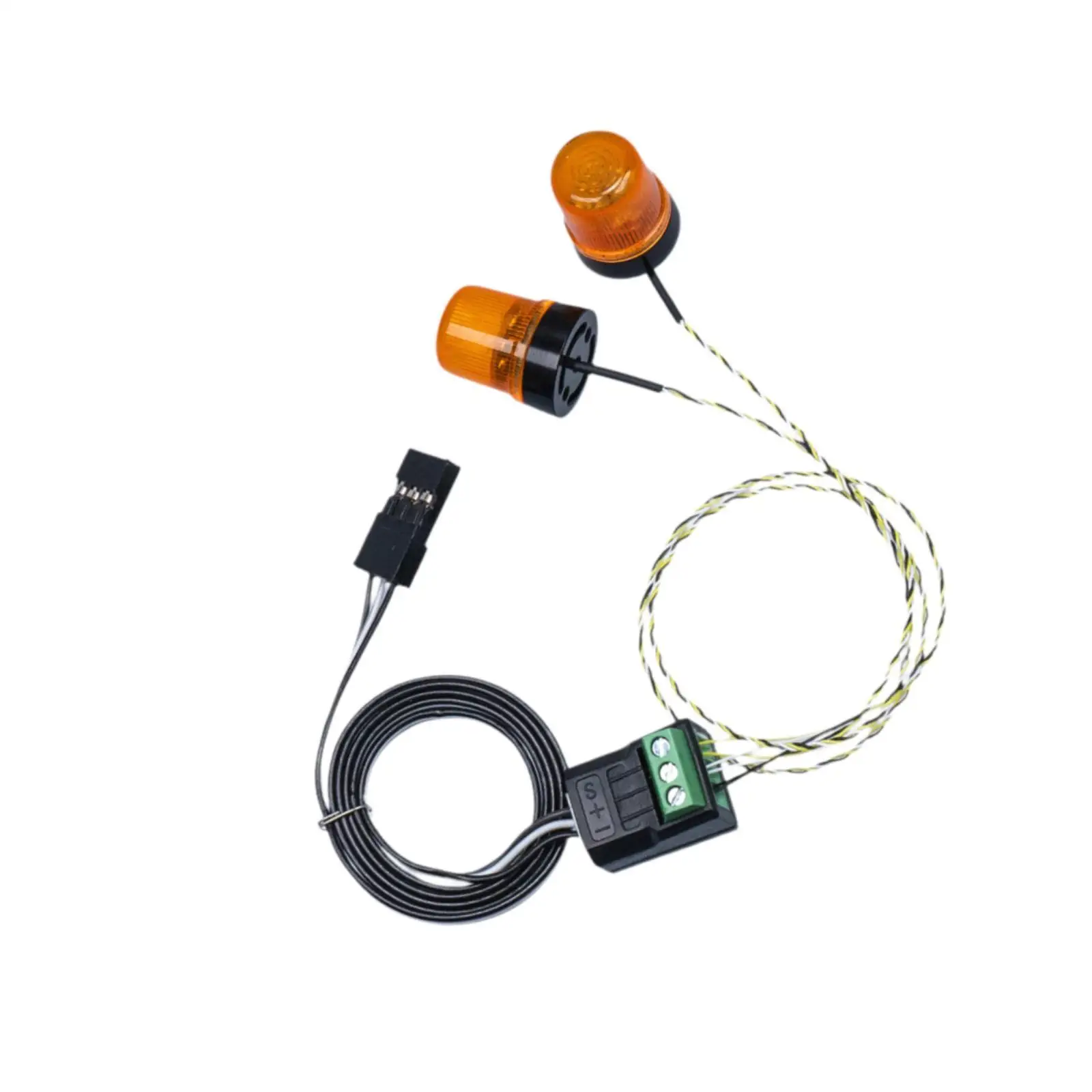 2x RC Car Warning Light Flash Light Spare Parts 12.5mm Diameter 1:14 Scale