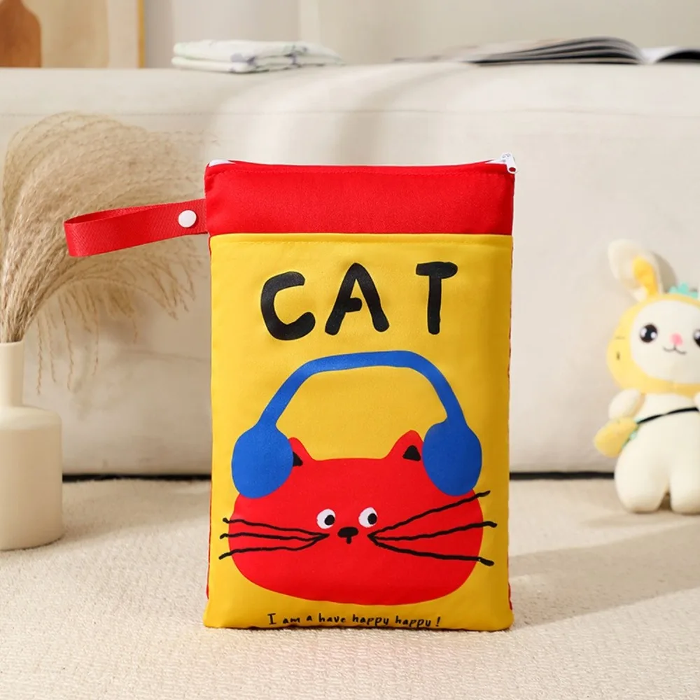 Bolsas secas y húmedas reutilizables de gran capacidad, bolsa de almacenamiento colgante para cuna multifuncional portátil, bolsa de almacenamiento impermeable - imagen 2