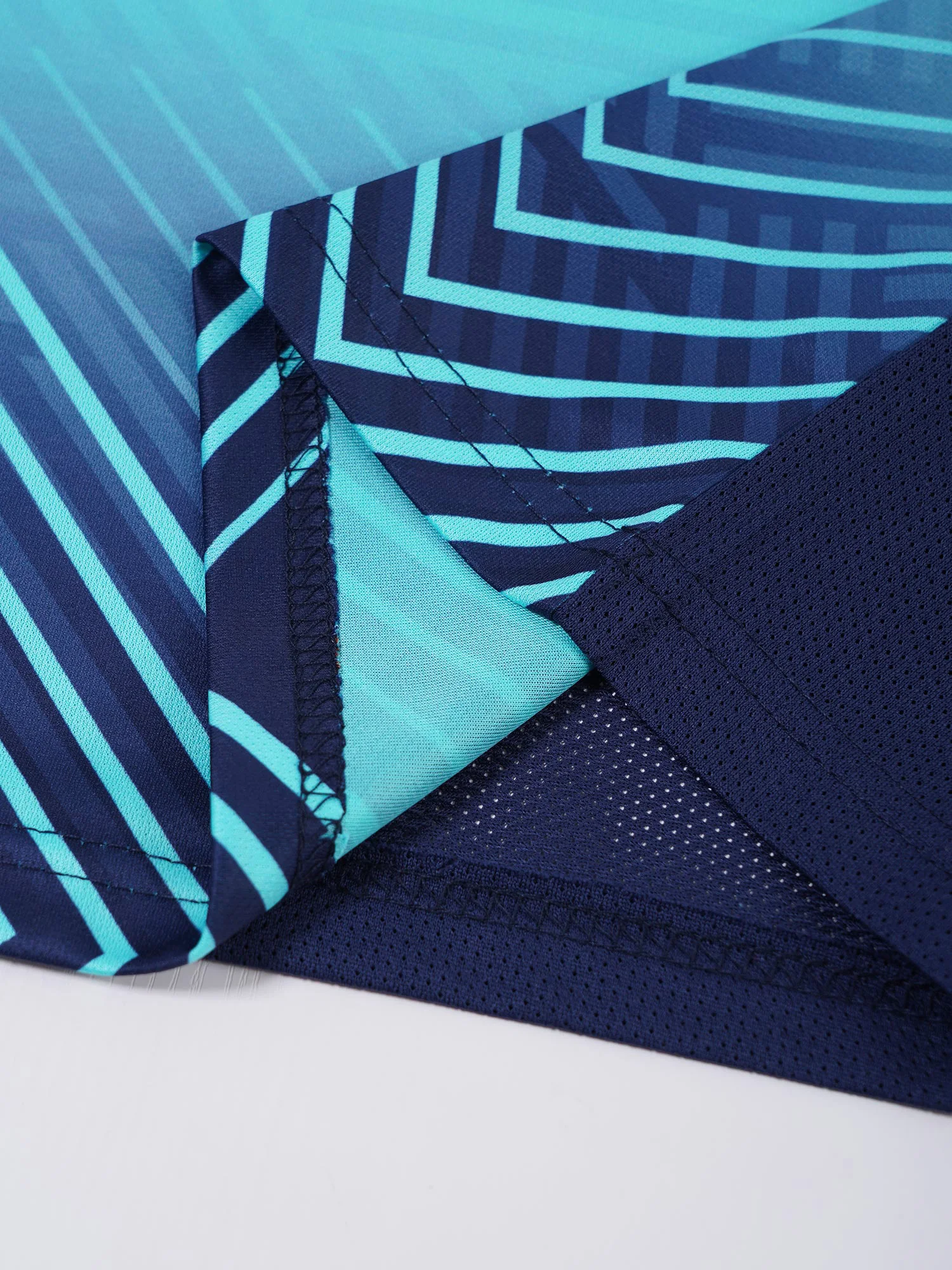 Camiseta deportiva a rayas para niños, Jersey de fútbol gradiente, Tops atléticos transpirables de secado rápido para entrenamiento, correr - imagen 5