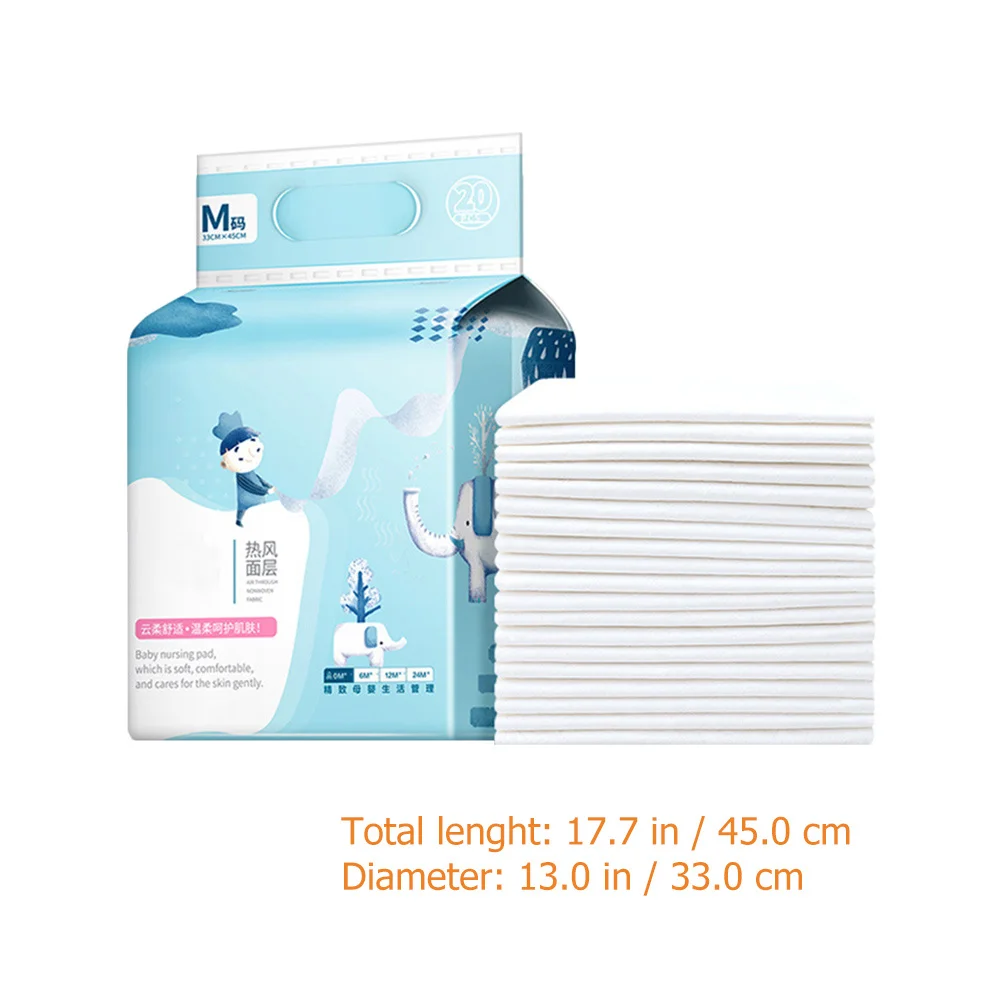 Almohadillas para cambiar pañales desechables, 20 piezas, impermeables, seguras y cómodas para bebés, niños y niñas, viaje en casa, Camping, uso, forro para cambiador - imagen 4