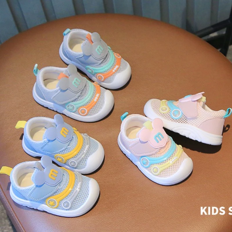 Zapatos de bebé, novedad de verano, zapatos para bebé, zapatillas de deporte de suela blanda, tenis transpirables para bebé, calzado deportivo a la moda para niño, zapato cómodo para niña - imagen 2