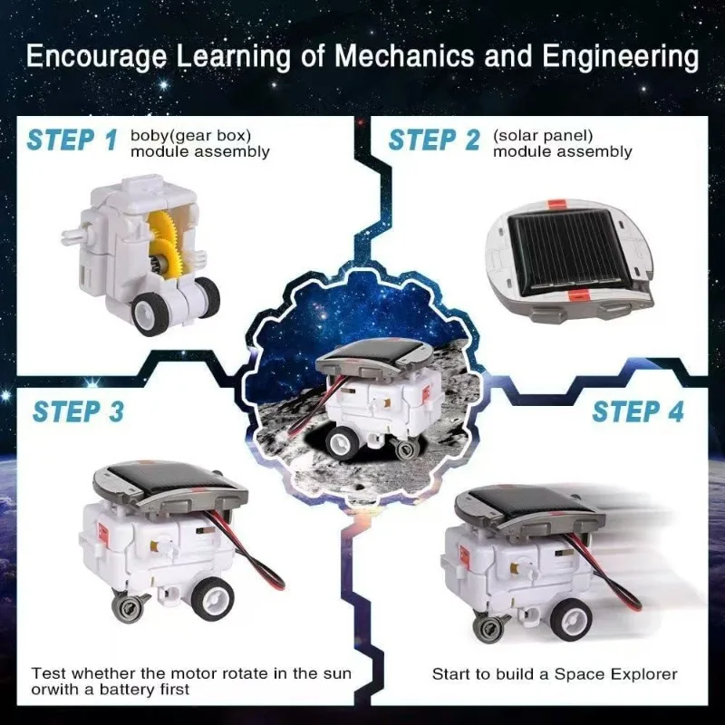 Robot solar educativo de construcción para niños - imagen 3