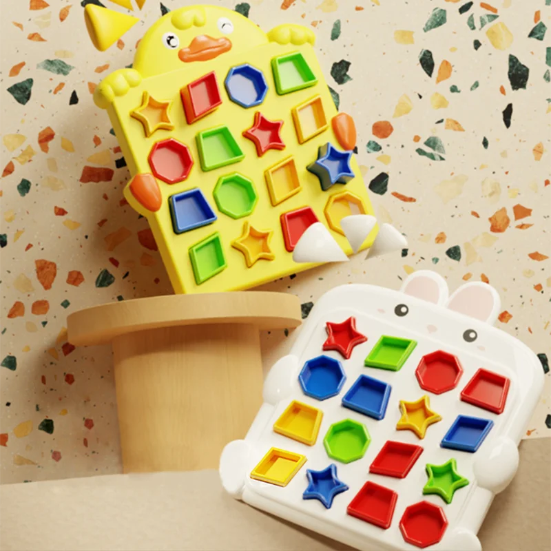 Rompecabezas Montessori de geometría – Coordinación mano-ojo - imagen 3