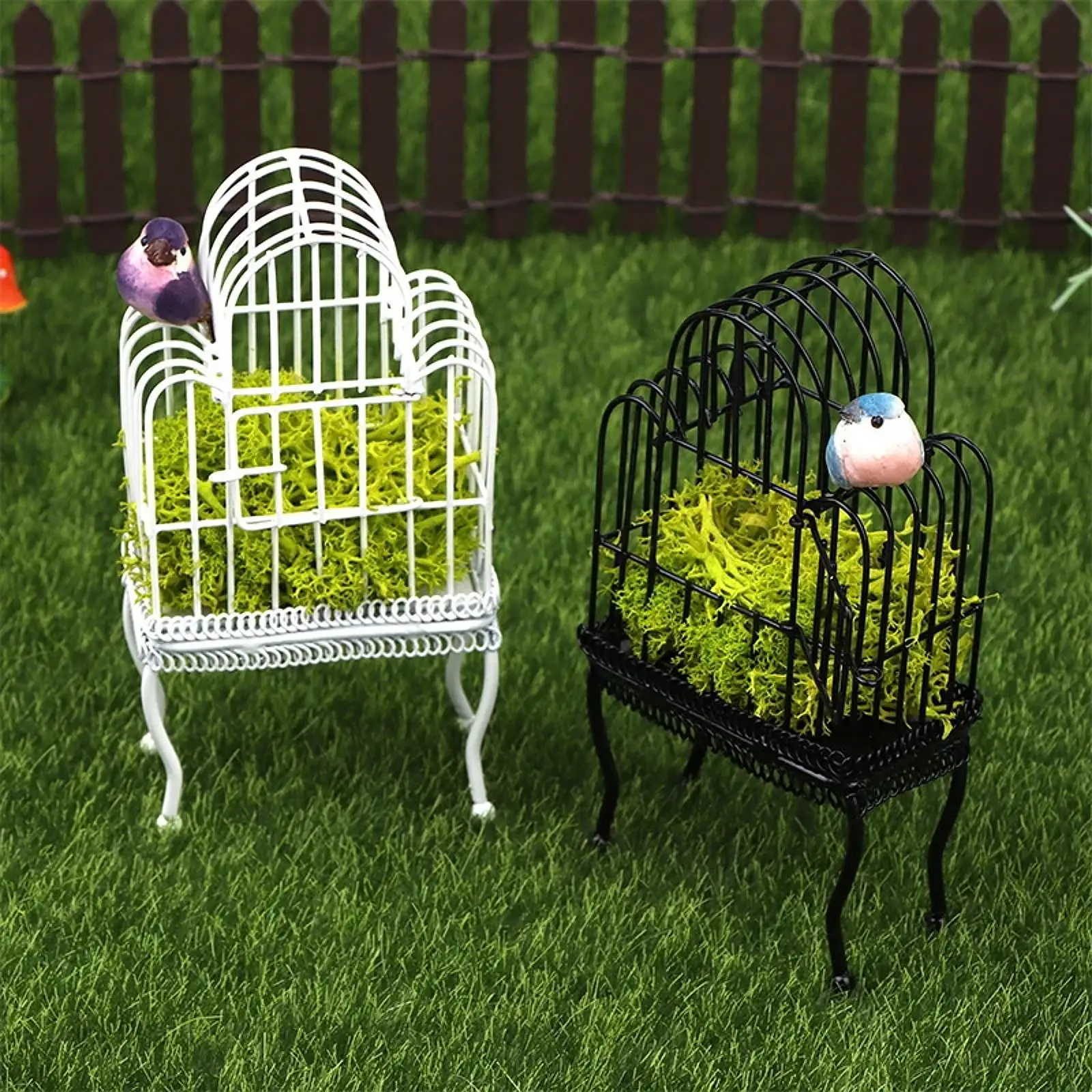 1/12 Dollhouse Bird Nest Dollhouse Decoration Ornament Outdoor Pretend Play